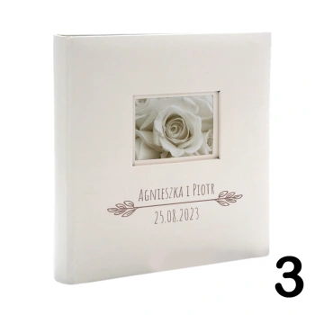 Album ślubny, wsuwany, 500 zdjęć 10x15, personalizowany, 12 wzorów do wyboru